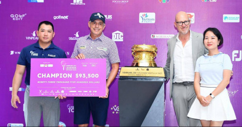Golfer người Brazil giành  vô địch Vinpearl DIC Legends Việt Nam 2023