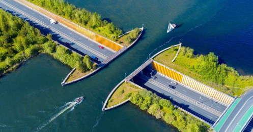 Cầu nước Veluwemeer: Tuyệt tác kiến trúc xây từ những ý tưởng đột phá