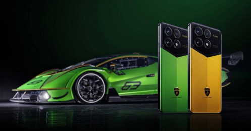 Cận cảnh Redmi K70 Pro Automobili Lamborghini Squadra Corse Edition