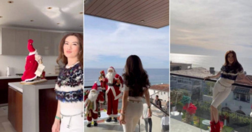 Doanh nhân quê Lâm Đồng trở thành tỷ phú ở Mỹ tổ chức tiệc Giáng sinh ở “villa trên không” gây choáng ngợp