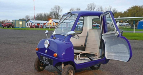 P50: Chiếc xe ô tô nhỏ nhất thế giới, chỉ có thể chở một người lớn