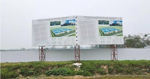 Phân lô, bán nền đất cụm công nghiệp rầm rộ ở huyện ngoại thành Hà Nội