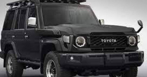 Toyota sắp trình làng Land Cruiser 70 2024 bản màu đen mờ "độc nhất vô nhị"