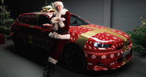 "Siêu phẩm" xe gia đình BMW M5 Touring có lớp áo mới đón Giáng sinh, sẽ được ra mắt vào năm 2024