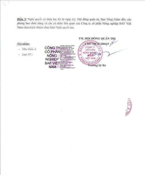 BAF mở thêm một công ty về chế biến thịt tại Tây Ninh