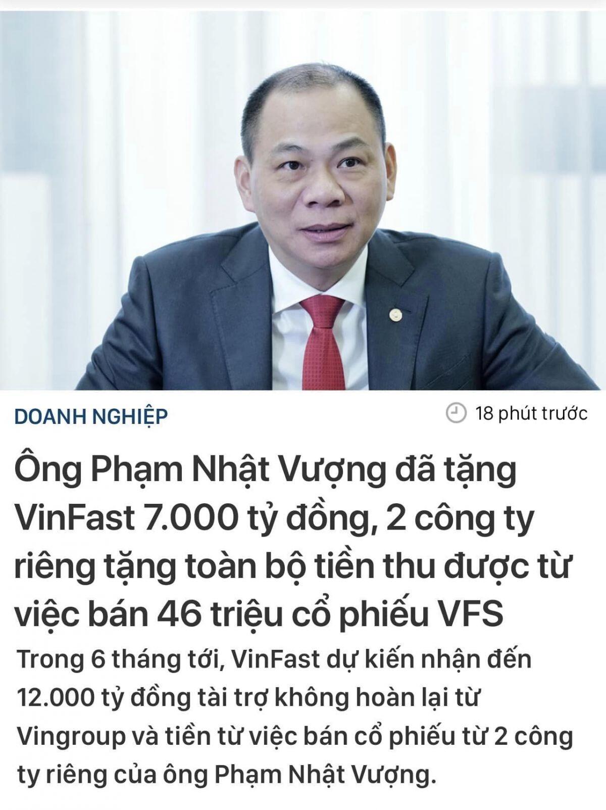 Cập nhật về VFS!