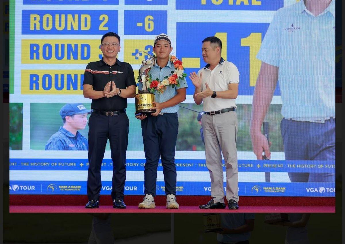 Nguyễn Anh Minh và Lina Kim vô địch giải golf Nam A Bank Vietnam Masters 2023