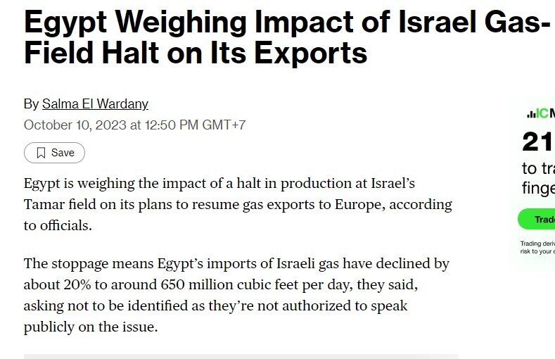 Israel sẽ đóng cửa một mỏ khí lớn thứ hai cả nước