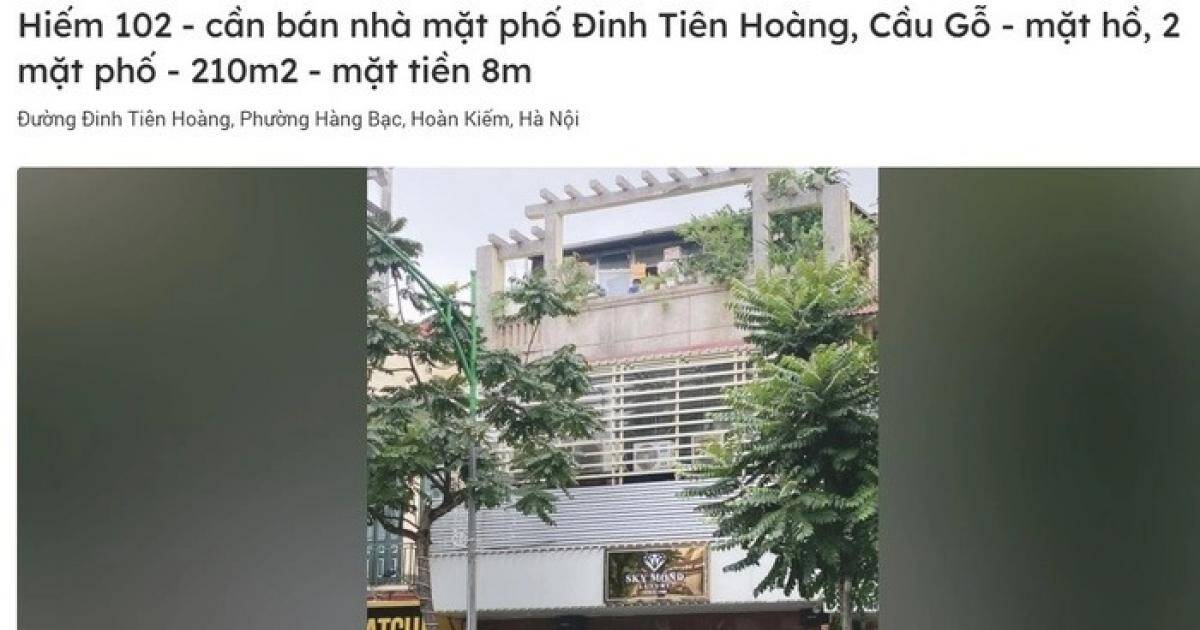 Nhiều nhà phố, biệt thự Hà Nội ồ ạt rao bán: Giá 1 tỷ đồng/m2