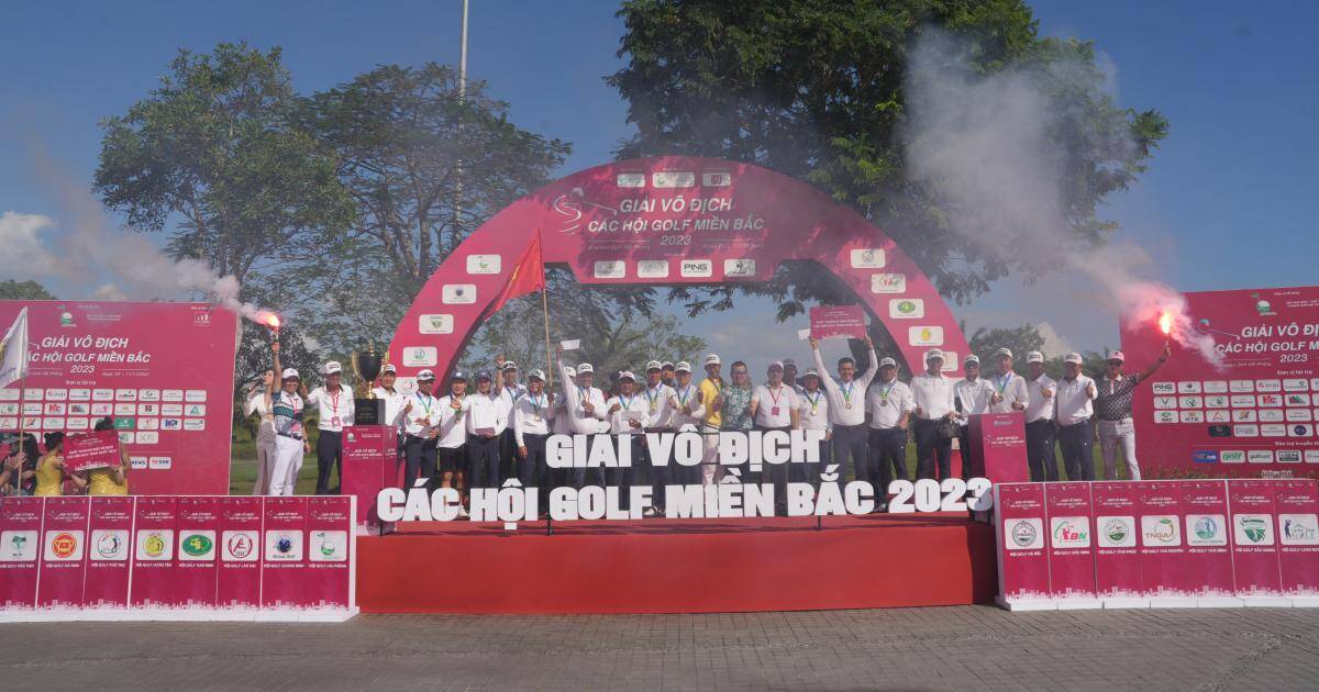 Hội golf Hà Nội lập "cú đúp" vô địch Giải Các Hội Golf Miền Bắc 2023