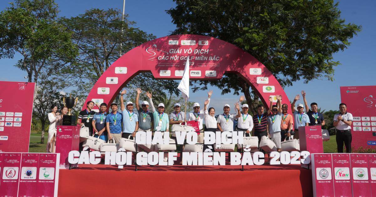 Hội golf Hà Nội lập "cú đúp" vô địch Giải Các Hội Golf Miền Bắc 2023