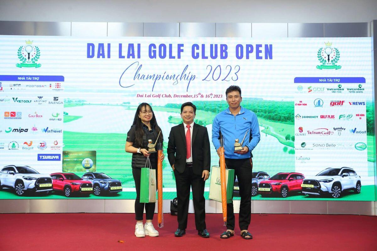 Golfer NGUYỄN ĐẶNG MINH, NGUYỄN THỊ TUYẾT CHINH giành chiến thắng tại giải Vô địch Câu lạc bộ Sân golf Đại Lải Mở rộng 2023