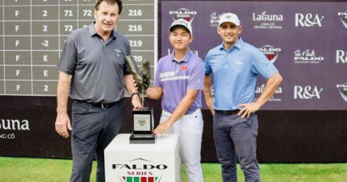 Nguyễn Anh Minh xuất sắc trở thành người Việt Nam đầu tiên giành chức vô địch Faldo Series châu Á