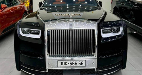 Siêu phẩm Rolls-Royce Phantom VIII nhập tư nhân đeo biển số khủng