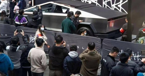 Xe bán tải điện Tesla thu hút đông đảo khách hàng tại Trung Quốc