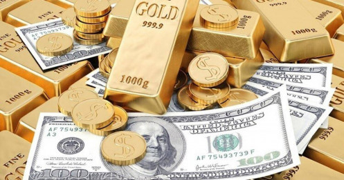 Giá vàng trượt dốc khi đồng đô la tăng do kỳ vọng cắt giảm lãi suất giảm bớt