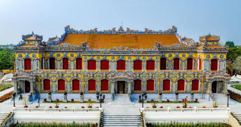 Nét uy nghi, tráng lệ của điện Kiến Trung-Hoàng thành Huế