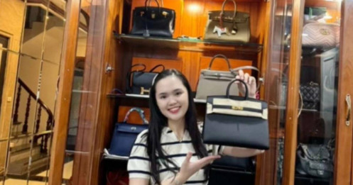 Ái nữ nhà cựu Chủ tịch CLB Sài Gòn được Duy Mạnh tặng túi Hermes giá hơn 700 triệu, khoe luôn tủ túi hàng hiệu bạc tỷ đáng mơ ước