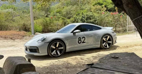 Cường Đô la 'cưỡi' Porsche 911 Sport Classic gần 20 tỷ đi thăm rẫy