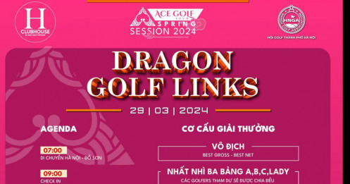 ACE Golf Tour 2024 - Spring Session: Giải đấu mở màn Xuân Giáp Thìn 2024 sắp khởi tranh