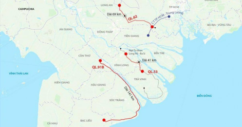 Gần 9.300 tỷ đồng nâng cấp ba quốc lộ ở Đồng bằng sông Cửu Long