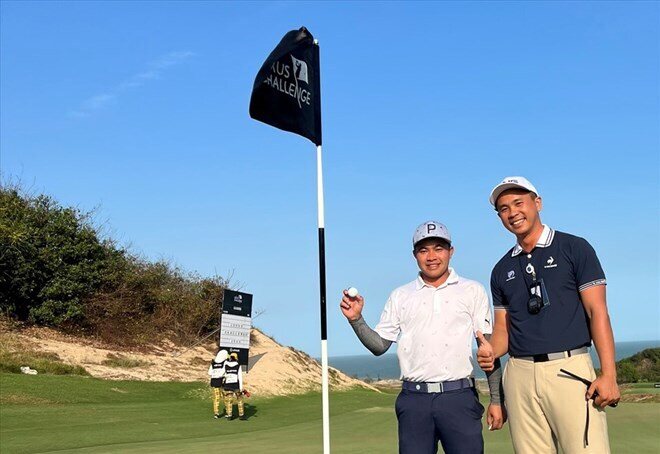 Golfer Nguyễn Hữu Quyết bất ngờ ghi  HIO tại Lexus Challenge 2023
