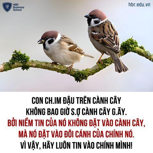 Tin tưởng vào bản thân chính là thứ giúp bạn vượt qua mọi nghịch cảnh!