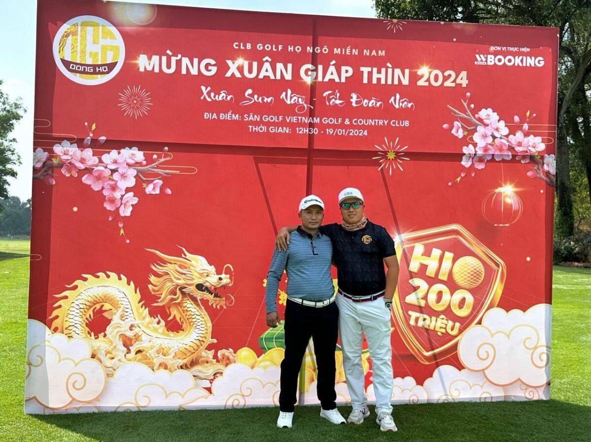 CLB Golf Họ Ngô Miền Nam" điểm mặt anh tài" mừng Xuân Giáp Thìn 2024 trong Giải “Xuân sum vầy - Tết đoàn viên"