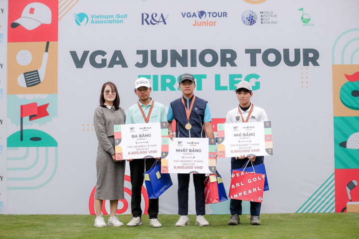 Chức vô địch VGA Junior Tour chặng 1 gọi tên Đoàn Uy