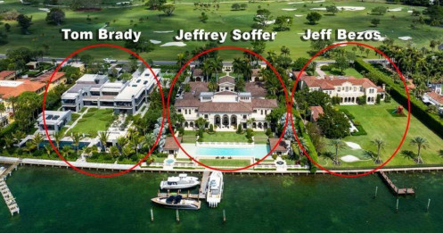 Jeff Bezos tậu biệt thự 90 triệu USD trên ''đảo tỷ phú'' để ở tạm: Hàng xóm toàn ''đỉnh lưu'' giới siêu giàu, xa hoa gấp nhiều lần so với loạt BĐS trước đó