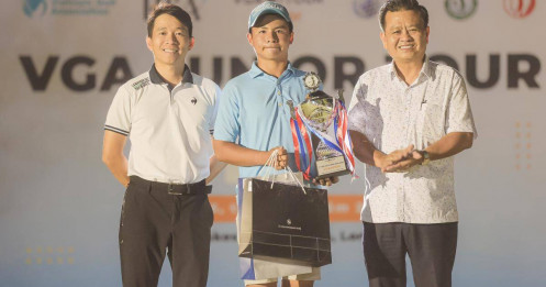 Golfer Nguyễn Tuấn Anh vô địch chặng 2 VGA Junior Tour 2024