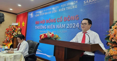 Công ty CP Bia Sài Gòn - Miền Trung (HOSE) chốt cổ tức 2023 là 35%