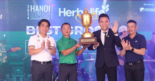 Golfer Đỗ Anh Đức xuất sắc giành ngôi vô địch tại Hanoi Open-Herbalife Cup 2024