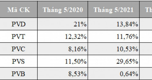 5 mã cổ phiếu họ "P" duy trì đà tăng hàng chục % trong tháng ‘Sell in May’ giai đoạn 2020-2023