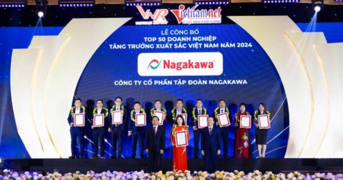 Nagakawa 4 lần liên tiếp ghi danh Top 50 Doanh nghiệp tăng trưởng xuất sắc nhất Việt Nam