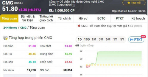 Một cổ phiếu công nghệ của Việt Nam vừa tiếp bước FPT lập đỉnh mới, giá trị công ty cao kỷ lục