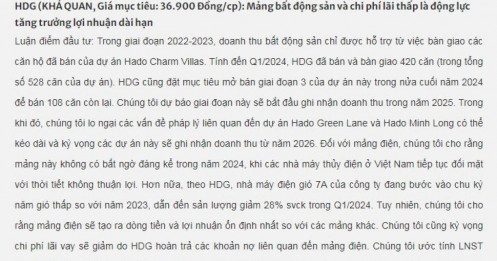 Dự án Hado Charm Villas dự kiến mang về 1.400 - 1.500 tỷ đồng cho Hà Đô (HDG)