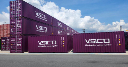 Hòa Phát giao thêm 400 vỏ container cho công ty top 2 về sản lượng vận chuyển nội địa
