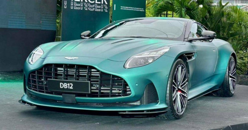 Siêu xe Aston Martin DB12 trình làng đại gia Việt, giá khởi điểm từ 19,5 tỷ đồng