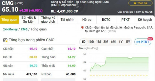 Một cổ phiếu công nghệ của Việt Nam phá đỉnh, giá trị công ty lập kỷ lục