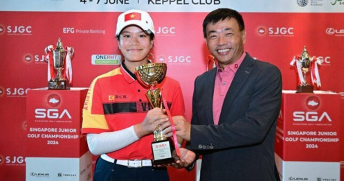 Golfer Việt Nam thi đấu thành công tại giải Singapore Golf Junior Championship