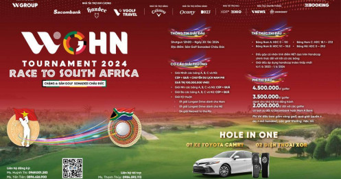 WGHN Tournament Race to South Africa 2024 chặng 6: Hơn 140 golfer sẵn sàng cho giải đấu sẽ diễn ra trên sân Sonadezi Châu Đức - Vũng Tàu