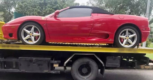 Ferrari 360 Spider mui trần về garage ôtô nghìn tỷ của 'Qua' Vũ