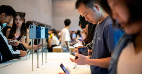Doanh số iPhone tăng 40% tại Trung Quốc