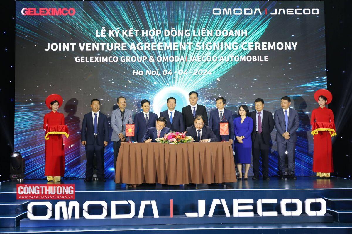 Liên doanh GELEXIMCO và OMODA&JAECOO đầu tư nhà máy sản xuất ô tô trị giá hơn 800 triệu USD