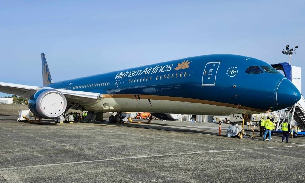 Vietnam Airlines sắp nhận thêm tàu Boeing 787