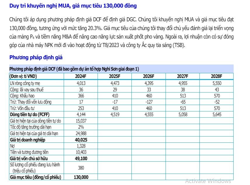 Nhà máy xút Nghi Sơn sắp khởi công trong quý III, DGC được kỳ vọng trở lại mốc 130.000 đồng