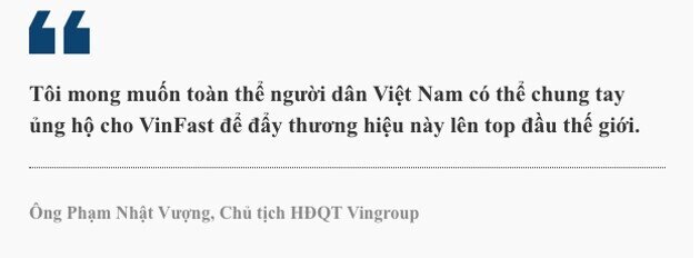 Ông Phạm Nhật Vượng khẳng định Vingroup không bao giờ 'khất' một đồng nợ nào, mong người dân sẽ chung tay đưa VinFast vươn lên top đầu thế giới