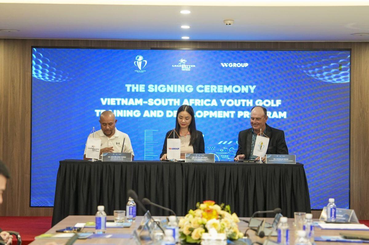 Lễ ký kết hợp tác: "Chương trình đào tạo và phát triển golf trẻ Việt Nam - Nam Phi" mở ra nhiều cơ hội phát triển mới