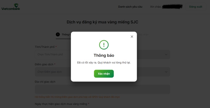 Agribank bán vàng trực tuyến từ tuần sau